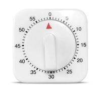 Kitchen Timer, Egg Timers for Boiling Eggs, Timers for Cooking, Precise 0-60 Minute Timing, Easy-to-Use, Elegant White Design, Portable Cooking Assistant