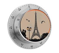 Kitchen Timer Eiffel Tower Magnetic Countdown Classroom Timer For Studying Teaching 8cm