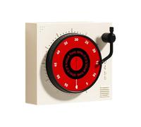 Kitchen Timer for Cooking, Vinyl Turntable Magnetic Countdown Tool - Mechanical Timer | for Seniors Teachers Students Moms Kitchen Classroom Office Shower