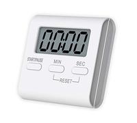 Kitchen Timer, INRIGOROUS Digital Kitchen Timer Magnetic Countdown Stopwatch Timer With Loud Alarm, Big Digit, Back Stand, Hanging Hole for Cooking, Shower, Bathroom, Kids, Classroom