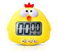 Kitchen Timer Magnetic Countdown Digital Electronic Cute Cartoon Animal Digital Cooking Timer with ON Off Switches for Bake Egg Toothbrush Classroom Teacher