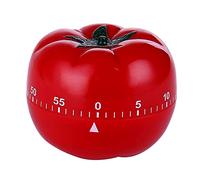 Kitchen Timer Mechanical, 60 Minute Tomato Timer Loud Alarm, No Battery Cooking Timer for Kitchen, Baking, Study, Classroom, Time Management Tool (Red)