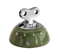 Kitchen Timer Mechanical Egg Timer Funny Retro Rubberised Analogue Kitchen Timer Egg Timer with Metal Winding Mechanism Acoustic Alarm