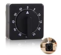 Kitchen Timer, Mechanical Visual Timer for Kids with Loud Alarm - No Batteries Required, Countdown Timer for Cooking, Classroom Teaching and Time Management