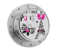 Kitchen Timer Paris Tower Magnetic Countdown Countup Timer For Cooking Baking 8cm