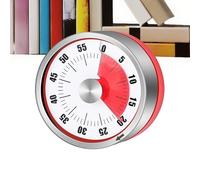 Kitchen Timer - Stainless Steel Mechanical Cooking Tool, Countdown Alarm for Preparing Home Meals, Learning Time Management, Loud Mechanical Timer with | Cooking Machines for Class