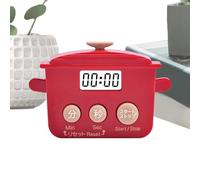 Kitchen Timers for Cooking Digital Magnetic Up Countdown Rice Cooker Shape