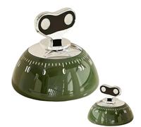 Kitchen Timers for Cooking, Egg Timers for Boiling Eggs, Cooking Timer for Kitchen Use, Pomodoro Timer, Kitchen Timers Wind Up, Green Timer Design