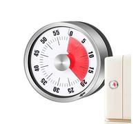 Kitchen Timers for Cooking - Mechanical Kitchen Cooking Timer | Stainless Steel Tool Countdown From 0 to 60 Minutes for Meal Prep Chef Students Teachers Adults