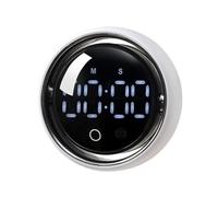 Kitchen Timers for Cooking - Smart Voice Countdown Clock - Rotary Knob Cooking Timer,for Adults Chefs Student Study Fitness Baking Learning Teaching