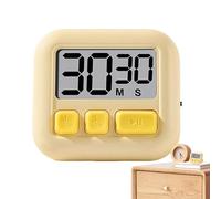 Kitchen timers, magnetic and clear two-way LCD display: Countdown and Forward - Large digit timer with stand - for baking, boiling eggs and