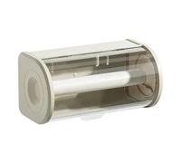 Kitchen Tissue Holder - 26cm Dustproof Tissue Box with Lid, Wall-mounted Paper Dispenser Made of PET PP PVC, Deformation Resistant White Cover, Space-saving Tissue Container