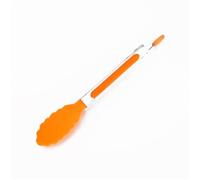 Kitchen Tongs 1PC Kitchen Tong Grilling Cooking Salad Serving Stainless Handle Utensil Accessories(Orange)