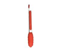 Kitchen Tongs 1PC Kitchen Tongs Stainless Steel Tools Cooking Salad Bread Serving BBQ Grilling Accessories(Red)