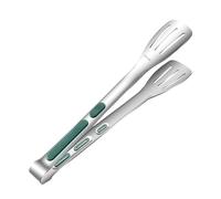 Kitchen Tongs 1pc Non Slip Stainless Steel Kitchen Tongs Meat Salad Bread Clip Barbecue Grill Buffet Clamp Cooking Tools Accessories(11 Inch)