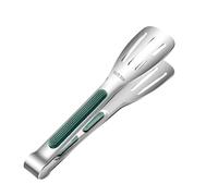 Kitchen Tongs 1pc Non Slip Stainless Steel Kitchen Tongs Meat Salad Bread Clip Cooking Tools Accessories(1PC 7inch)