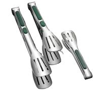 Kitchen Tongs 3pcs/Set Non Slip Stainless Steel Food Tongs Meat Salad Bread Clip Barbecue Grill Buffet Clamp Cooking Tools Kitchen Accessories