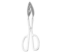 Kitchen Tongs for Cooking for Buffet Party Catering - Stainless Steel Salad Tongs for Food Bread Cake Bake Dessert, 10-Inch Serving Tong for Grill, Steak, Barbecue, Scissor Design