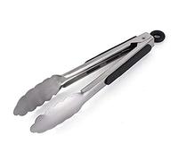 Kitchen Tongs Stainless-Steel Locking 12 inch 9inch Set Sturdy Cook and Barbecue (BBQ) Heavy Duty Grill Tong (Color : 2pcs 12inch)