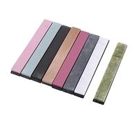 Kitchen Tools Sharpener Replacement Whetstone, Sharpening Stone Set with 8 Grits 240-10000, Natural Stone Polishing Stones for Scissors Cutters, Portable Flat Whetstones