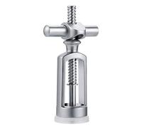 Kitchen tools Unique Zinc Alloy Corkscrew Red Wine Bottle Opener Triangle Lock Design Cork Puller Silver Champagne Opening Tools