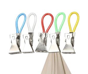 Kitchen Towel Clips | 5 Pieces Multi-Colour, Beach Towel Clips | Home Chefs Tenants Parents Apartment Motorhome Wardrobe Garage Laundry Room Artistic Workshop Bedroom
