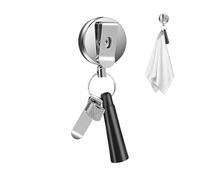Kitchen Towel Holder | Extendable Fabric Clip Holder, Retractable Tea Towel Clips - For Kitchen Bathroom Bedroom Living Room Home Apartment Dorm Laundry Room