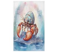 Kitchen Towels Set of 1, Animals Hermit Crab Kitchen Hand Towel Soft Absorbent Drying Dish Tea Cloth for Home Kitchen Catering Restaurant 45 x 72 cm