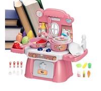 Kitchen Toy, Pretend Play Cooking Set, 24 Piece Educational Learning Game, Role Play Utensils for Girls, Toddler, Preschool Activities, Birthday, Christmas, Party, Home Playtime Fun