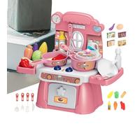 Kitchen Toys for | 24 Piece Set of Educational Activities Kindergarten with Music for Family Imitation School Game