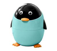 Kitchen Trash Can, Penguin Garbage Bin for Under Tables, Animal Basket Waste Bin Compact for Home Bedroom Under Desk Tabletop Car Kitchen Bathroom
