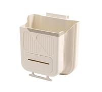 Kitchen Trash Can - Real Hard Base, Fast Fold Link, Neat Slim Part, High Load Unit, Foldable Garbage Holder | Folding Waste Can for Laundry Kitchen Bedroom Bathroom Office Sink Cabinet