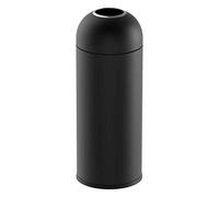 Kitchen Trash Cans Open Top Commercial Trash Can Mall Office Area Outdoor Trash Can13 Gal/50L Heavy Indoor Dustbins (Black L)