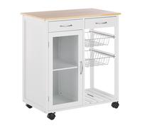 Kitchen Trolley BOVES White