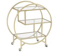 Kitchen Trolley COLTON Metal Gold