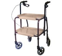 Kitchen Trolley Combination Walking Aid Household Trolley Walker with Brakes