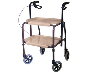 Kitchen Trolley Combination Walking Aid Household Trolley Walker with Brakes