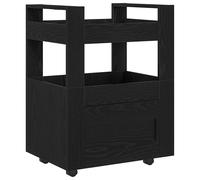 Kitchen Trolley Engineered Wood Organiser Food Tea Rack Multi Colours vidaXL