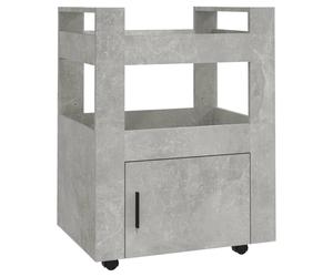 Kitchen Trolley Engineered Wood Organiser Food Tea Rack Multi Colours vidaXL