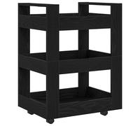 (Sonoma oak) vidaXL Kitchen Trolley Engineered Wood Organiser Trolley Rack Multi Colours