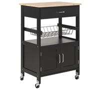 Kitchen Trolley LUGO Black
