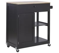 Kitchen Trolley TRAPANI Black