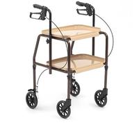 Kitchen Trolley Walker with Lockable Brakes | Mobility Aids Household Rollator | Walking Aids for The Elderly | Indoor 4 Wheel Rollator Trolley Walking Aid