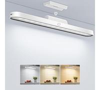 Kitchen Under Counter Lighting - Dimmable Magnetic USB Under Cupboard Lights, 2000mAh Rechargeable with Remote Control 3 Colors Adjustable Multi-Use Light for Cupboard Wardrobe Stair Mirror Makeup