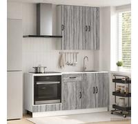 Kitchen unit 5-piece Grey Sonoma engineered wood 40x31x100 & 60x31x100cm large