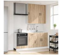 Kitchen Unit 5-piece Sonoma Oak Engineered Wood 40x31x100 & 60x31x100cm Set safe