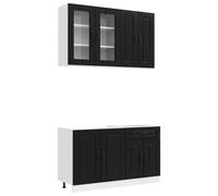 Kitchen Unit with Drawer with Door KALMAR 4 pcs Engineered Wood Storage vidaXL