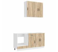 Kitchen Unit with Drawer with Door KALMAR 5 pcs Engineered Wood Cabinet vidaXL