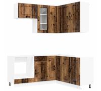 Kitchen Unit with Drawer with Door KALMAR 8 pcs Engineered Wood vidaXL