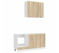 Kitchen Unit with Drawer with Door LYON 5 pcs Engineered Wood Cabinet vidaXL